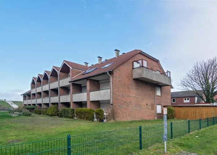 Ferienwohnung-strandbox-naehe-deich-und-hundestrand شقة